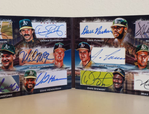 1989 World Series Jumbo Cut Signature Booklet