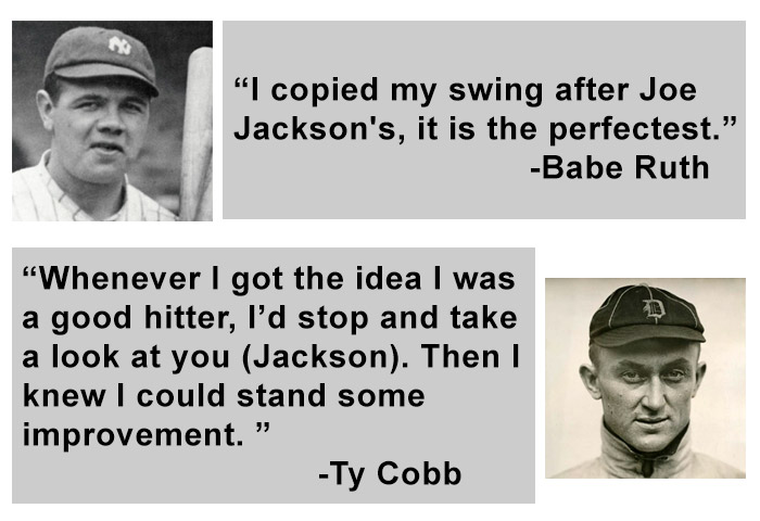 The Swings of Babe Ruth and Ty Cobb. Why aren't there More of Them?