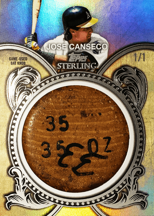 Jose Canseco 2003 Donruss Game-Worn Jersey/Bat Card