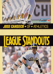 1990 Fleer League Standouts Miscut    