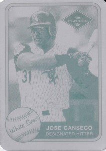 2001 Fleer Platinum #386 Printing Plate 1/1      