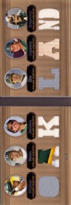 2007 Topps Triple Threads Relics Combos Booklet #21 /9     