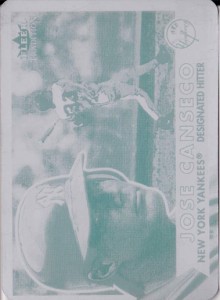 2001 Fleer Tradition Printing Plate 1/1            