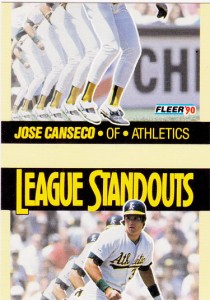 1990 Fleer League Standouts Miscut                     