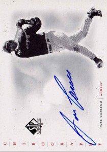 2001 SP AUTHENTIC CHIROGRAPHY AUTOgraph                 