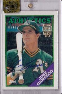2016 Topps Archives Signature Series 1988 Topps #370 /24      