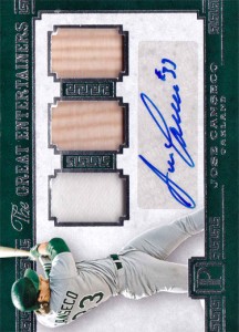 2016 PANTHEON GREAT ENTERTAINERS AUTO 3X RELIC /25     