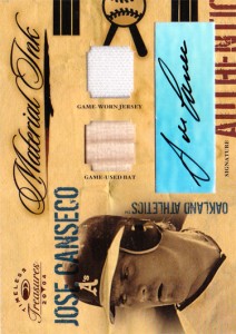 2004 Timeless Treasures Material Ink Bat/Jsy/Auto /25          