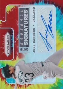 2015 Panini Prizm Baseball Signatures #2 Autograph /50            