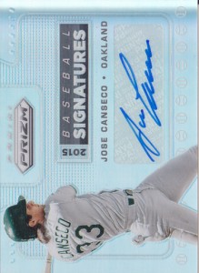 2015 Panini Prizm Baseball Signatures #2 Autograph            