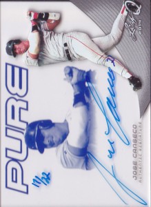 2014 Leaf Q Pure Autograph Blue #PJC2 /22            