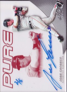 2014 Leaf Q Pure Autograph Red #PJC2 /5            