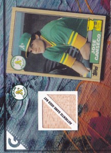 2005 Topps Gallery Heritage Bat 1987 Topps Style #620                    