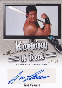 2014 Leaf Pop Century Keeping it Real autograph /10            