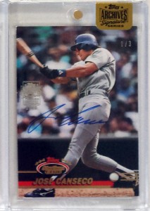 2015 Topps Archives Signature Series Autograph 1993 Stadium Club /3      