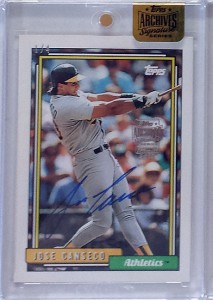 2015 Topps Archives Signature Series Autograph 1992 Topps /4       