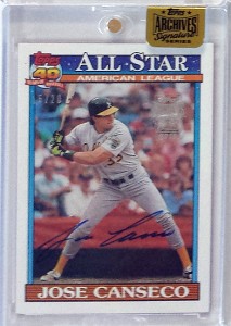 2015 Topps Archives Signature Series Autograph 1991 Topps All Star /20        