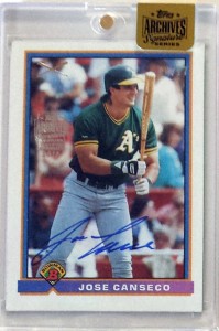 2015 Topps Archives Signature Series Autograph 1991 Bowman Slugger /17          