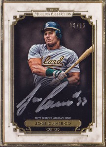 2014 Museum Gold Frame Autograph /15           