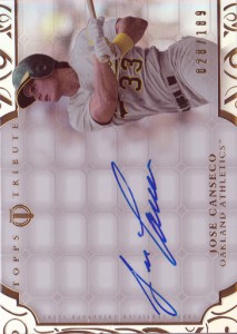 2015 Tribute Autograph /189        