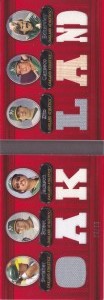 2007 Topps Triple Threads Relics Combos Booklet #21 /36           