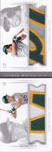 2015 National Treasures Combo Materials Booklet Canseco/McGwire Dual Patch /5        