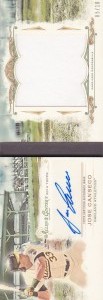 2014 Topps Allen & Ginter Jersey Autograph Booklet /10            