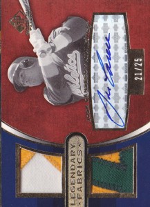 2004 SP Game Used Patch Legendary Fabrics Autograph Dual #ALF-JC /25     