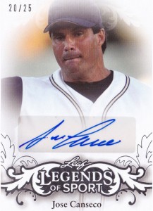 2015 Leaf Legends of Sport #BAJC1 Silver Auto /25       