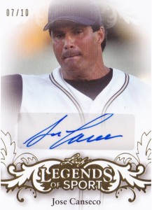 2015 Leaf Legends of Sport #BAJC1 Gold Auto /10       