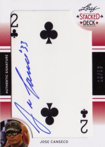 2011 Leaf Poker Stacked Deck Autograph 1/1  