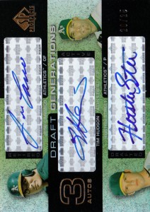 2004 SP Prospects Draft Generations Triple Autograph /25         