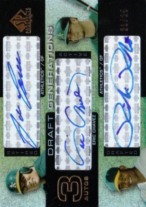 2004 SP Prospects Draft Generations Triple Autograph /25         