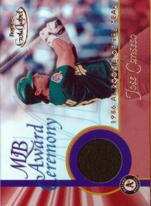 2001 Topps Gold Label ROY Jersey     