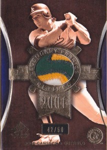 2004 SP Game Used Legendary Fabrics Patch /50    