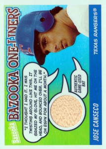 2004 Bazooka One-Liners Refractor Bat /25    