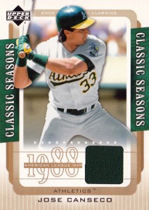 2005 Upper Deck Classics Seasons Jersey   