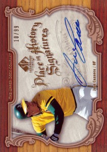 2006 SP Legendary Cuts Place in History Signatures Autograph /99     