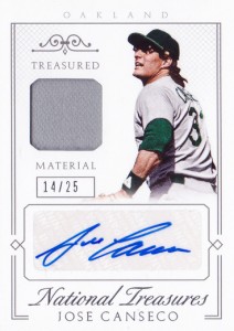 2015 National Treasures Treasured Jersey Autograph /25      