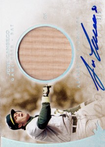 2014 Leaf Q Memorabilia Autographs  Jumbo Bat Silver Spectrum /5 