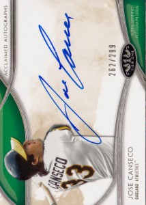 2014 Tier One #AA-JCA Autograph /299       