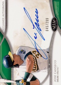 2014 Tier One #AA-JCN Autograph  /299        