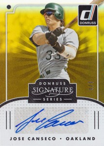 2016 Donruss Signature Series Autograph Gold /7        