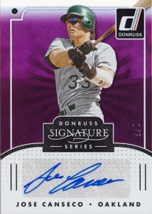 2016 Donruss Signature Series Autograph Purple /5        