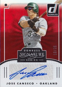 2016 Donruss Signature Series Autograph Red /25        