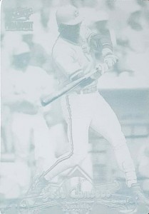 1998 Pacific Paramount Printing Plate 1/1     