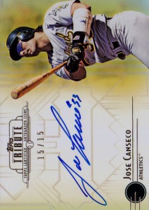 2014 Topps Tribute Autographs Gold #TAJC /15        