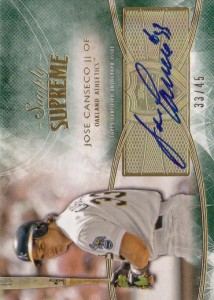 2014 Supreme Simply Supreme Autographs Green #SSUJC /45    