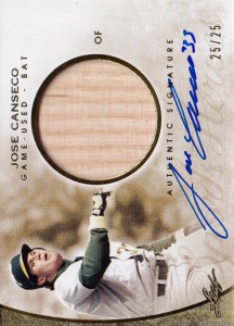 2014 Leaf Q Memorabilia Autographs  Jumbo Bat Gold /25