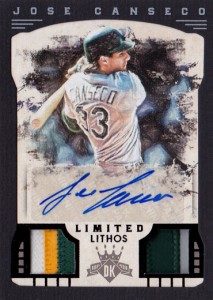 2016 Diamond Kings Limited Lithos Framed Black Dual Patch Autograph Black 1/1       